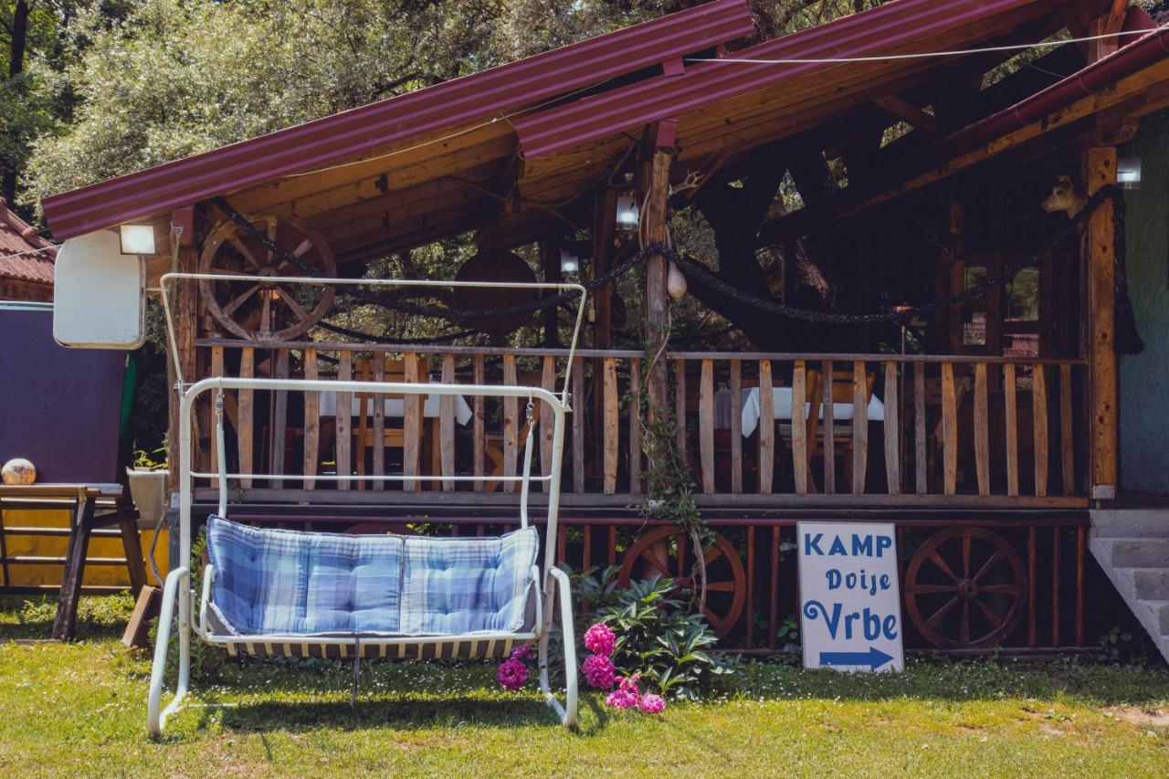 Rafting Kamp Dvije Vrbe Hotel Foca Buitenkant foto