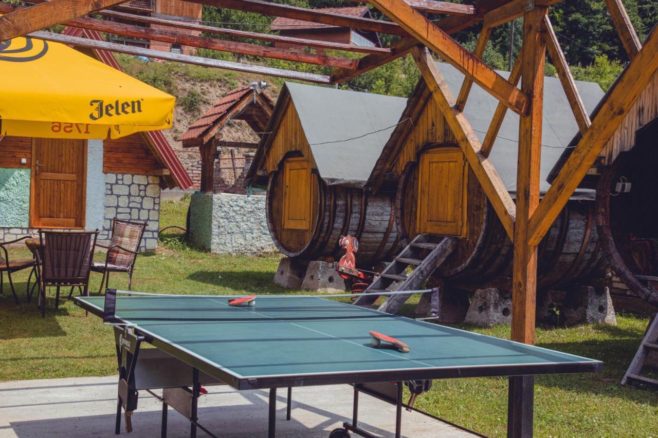 Rafting Kamp Dvije Vrbe Hotel Foca Buitenkant foto